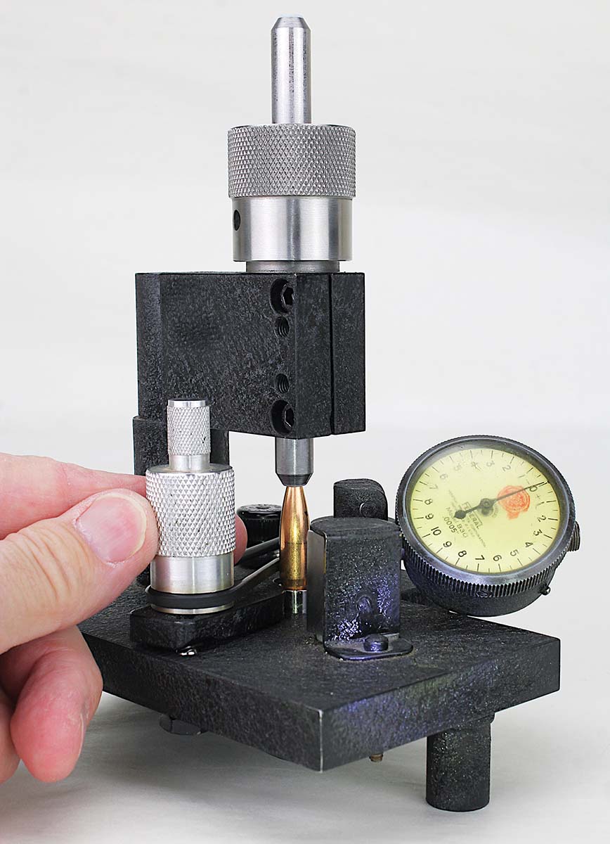 Measuring bullet concentricity resulted in an extreme spread among 10 bullets of only .00005 inch – slightly better than the MatchKing bullet.